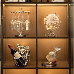 Modern Wine Cabinet Decorations, Light Luxury High-End Home Furnishings, Living Room Entrance, Tv Sideboard, Violent Bear Wine Rack
