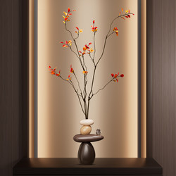 Flower Arrangement for the Entrance Hall, High-End Italian Minimalist Vintage Slender Vase, Living Room Tv Cabinet Decoration