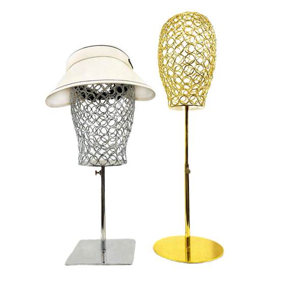
Clothing store hat model prop display stand glasses accessories display window electroplating ornaments men and women head mold display stand