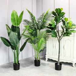 New direct-selling artificial tree plant green plant potted indoor large bonsai living room piano leaf banyan artificial tree artificial sunflower tree