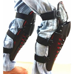 Baishengxin SX024 motorcycle protective gear with movable joints, anti-fall, off-road riding knee pads, anti-collision