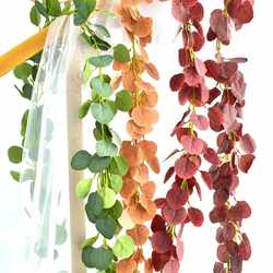 New direct selling artificial simulated plant rattan 1.8 meters eucalyptus rattan money leaf eucalyptus leaves twining vines