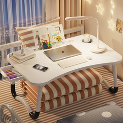 Installation-Free Bed Desk, Foldable Small Table, Bed Table, Computer Desk, Bay Window, Bedroom, Dormitory Small Table, Study Table
