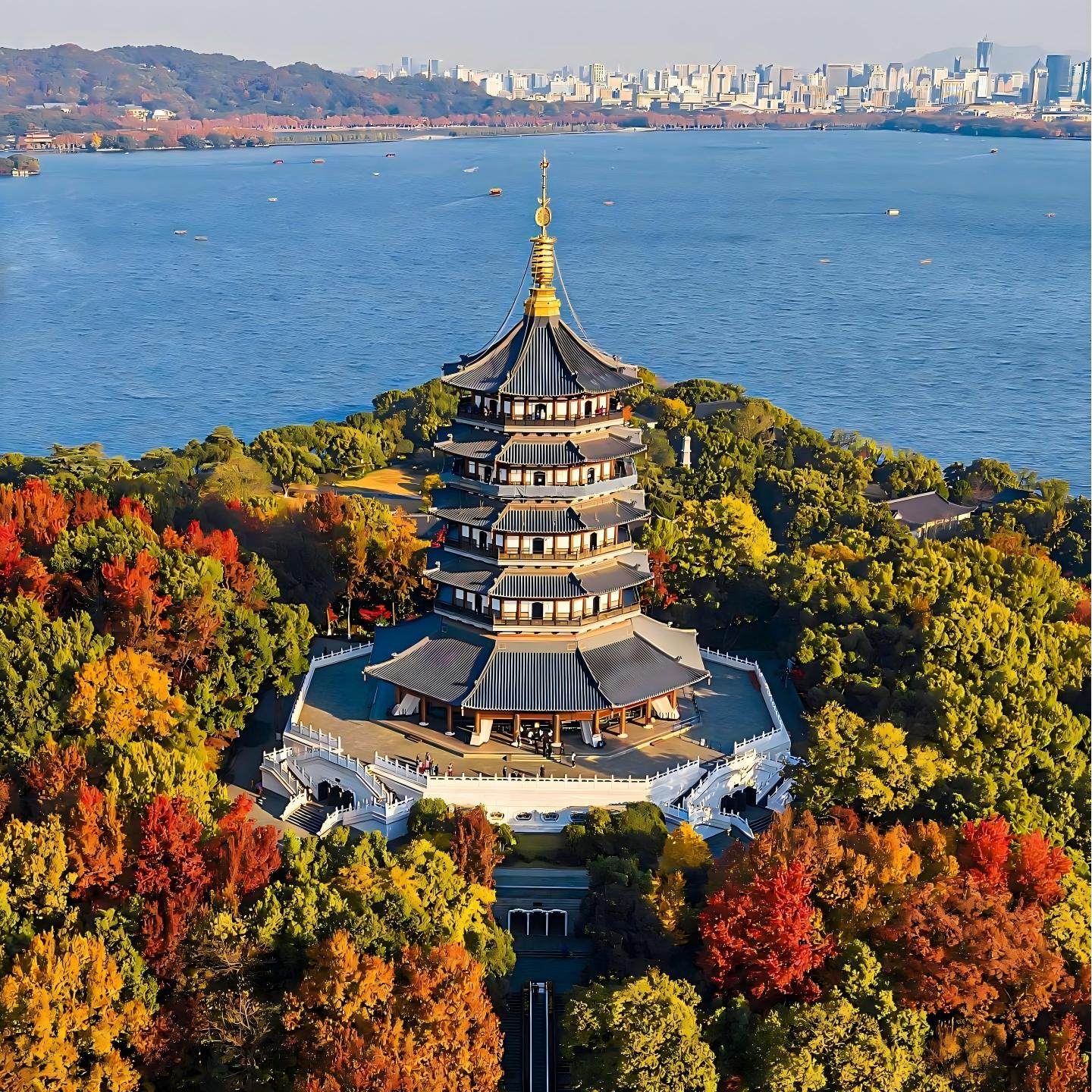浙江旅游杭州西湖景区雷峰塔灵隐寺纯玩一日团