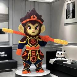 2025 New Giant Black Myth Wukong National Trend Building Block Assembly Figure Educational Toy Birthday Gift for Men and Women Decoration