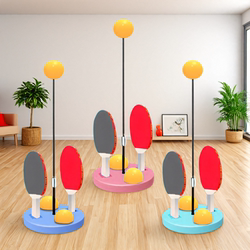 Douyin Table Tennis Children's Training Device Parent-Child Interactive Indoor Hand-Eye Coordination Exercise Racket-Type Educational Toy