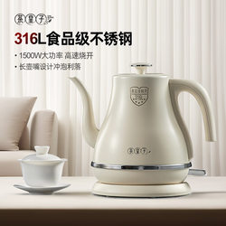 Tea Prince Electric Kettle with Long Spout 2025 New Model Household Kettle for Making Tea, Made of 316L Stainless Steel Food Grade