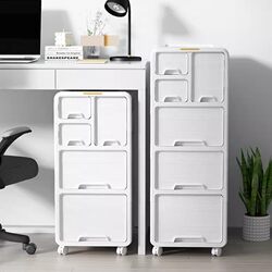 Storage Cabinet, Installation-Free Drawer-Type Household Living Room Snack Storage Cabinet, Children's Toy Storage Cabinet, Multi-Layer Bedside Table