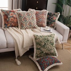 Cushion for Sofa, Living Room, Headboard, Office Lumbar Support, Pillowcase Without Insert, Nap, Square, Removable