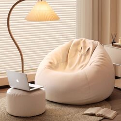 Japanese Imported Mu Lazy Sofa, Can Lie down and Sleep, Single Bean Bag, Human Dog Bed, Balcony, Bedroom, Tatami, Dormitory