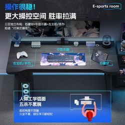 E-Sports Table and Chair Set for Home Use, Integrated E-Sports Space Capsule Sofa Table and Chair Set, Simple Gaming Desk for Bedroom
