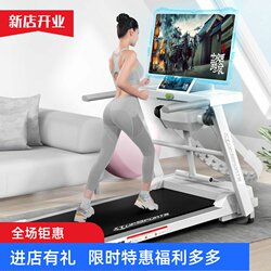 Smart Treadmill for Home Use, Small Foldable Family Model, Ultra-Quiet Electric Walking Platform, Dedicated for Indoor Fitness