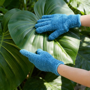 
Leaf wiping gloves dust removal tools clean bright plaster philodendron monstera leaf cleaning gardening tools