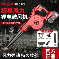 Delixi Blower Rechargeable Small Lithium Hair Dryer High-Power Industrial Dual-Use Computer Dust Cleaning Dust Collector