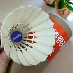 Training Balls for Beginners, Goose Feather, Nanjing Te Gong Unbranded Badminton Balls, Professional and Durable Badminton Balls