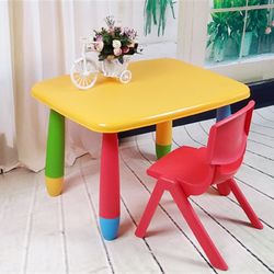 Manufacturer children's tables and chairs game table baby y learning table and chairs table rectangular table (single table)