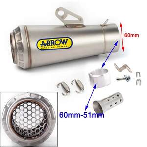 Universal Motorcycle ARROW Exhaust Muffler DB Killer GP Moto