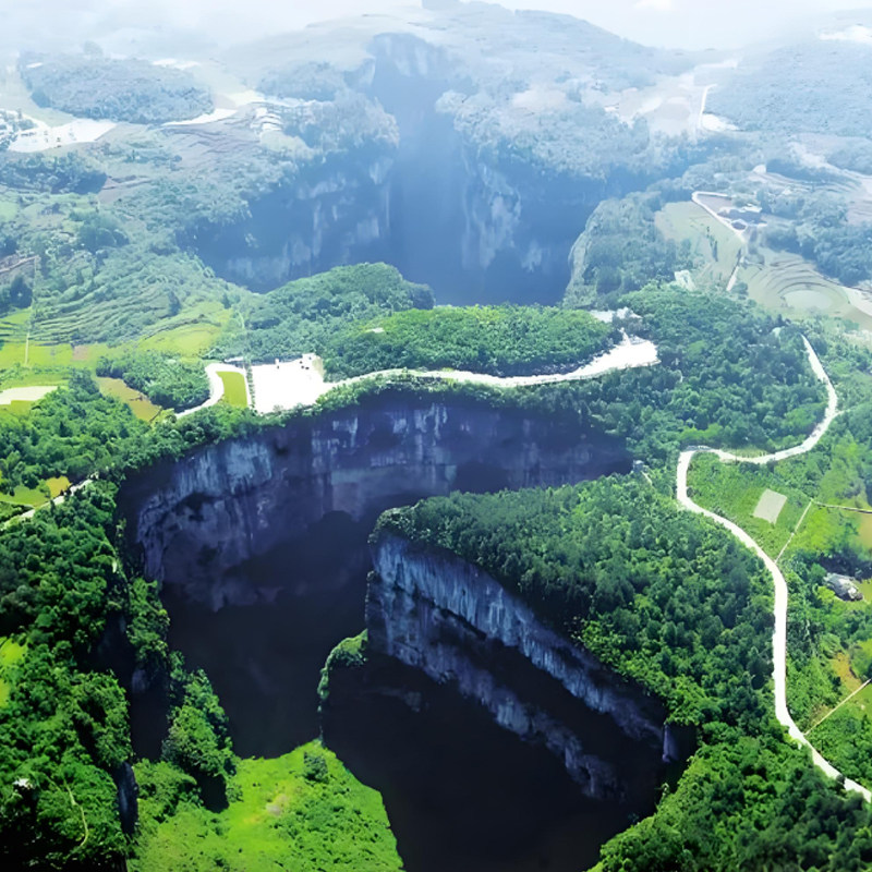 重庆旅游5天4晚8人小团-纯玩0购物-洪崖洞大足石刻武隆天坑仙女山