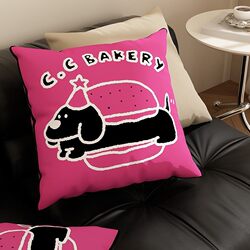 Dopamine Pillow Sofa Living Room Bedroom Headboard Cushion Square Pillow Removable Pillowcase Nap Pillow