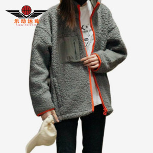 
Puma/Puma authentic spring and autumn men's and women's retro logo embroidered polar fleece classic long-sleeved jacket 929820-02