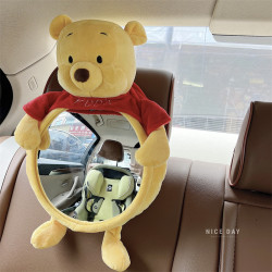 Korean ins car baby viewing mirror child safety seat rearview mirror cartoon V baby carrier reflector