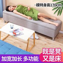 Clothing Store Rectangular Sofa Shoe Changing Stool Bed End Multi-Functional Storage Stool Dressing Room Fitting Room Stool Leather