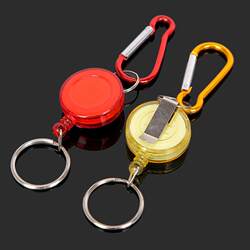 New Direct-Selling Anti-Drop Fishing Rope with Spring Retractable Automatic Shrinking Cord, Fishing Gear with Clip, Anti-Drop Fishing Line, Fishing Tackle