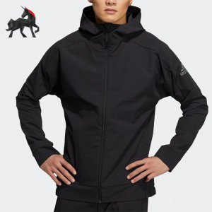 
Adidas/Adidas Genuine SOFTSH Outdoor Hooded Men's and Women's Sports and Leisure Jacket HE5265