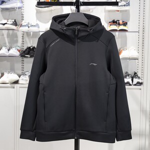 
Li Ning genuine fitness series men's sports, leisure, comfortable and versatile cardigan hooded jacket AWDV125-1