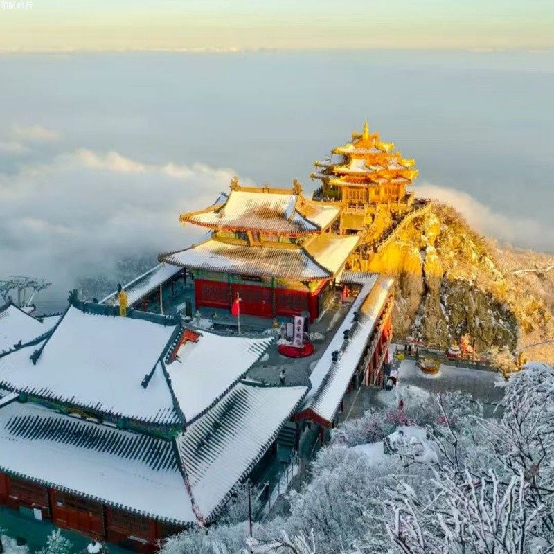 老君山-金顶道观群-十里画屏1日游|直达索道口|郑州起始