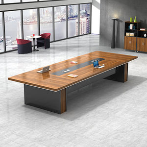 Office meeting table long table simple and modern large -scale employee training table long table conference room table and chair combination furniture
