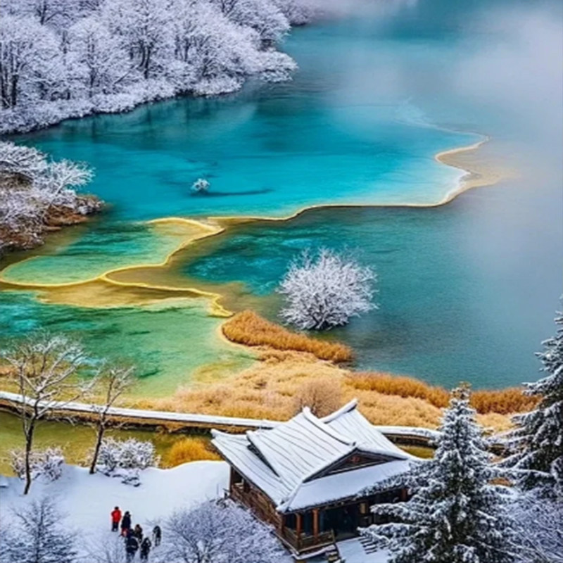 2-8人小团四川纯玩旅游6天5晚九寨沟黄龙四姑娘山三星堆藏装旅拍