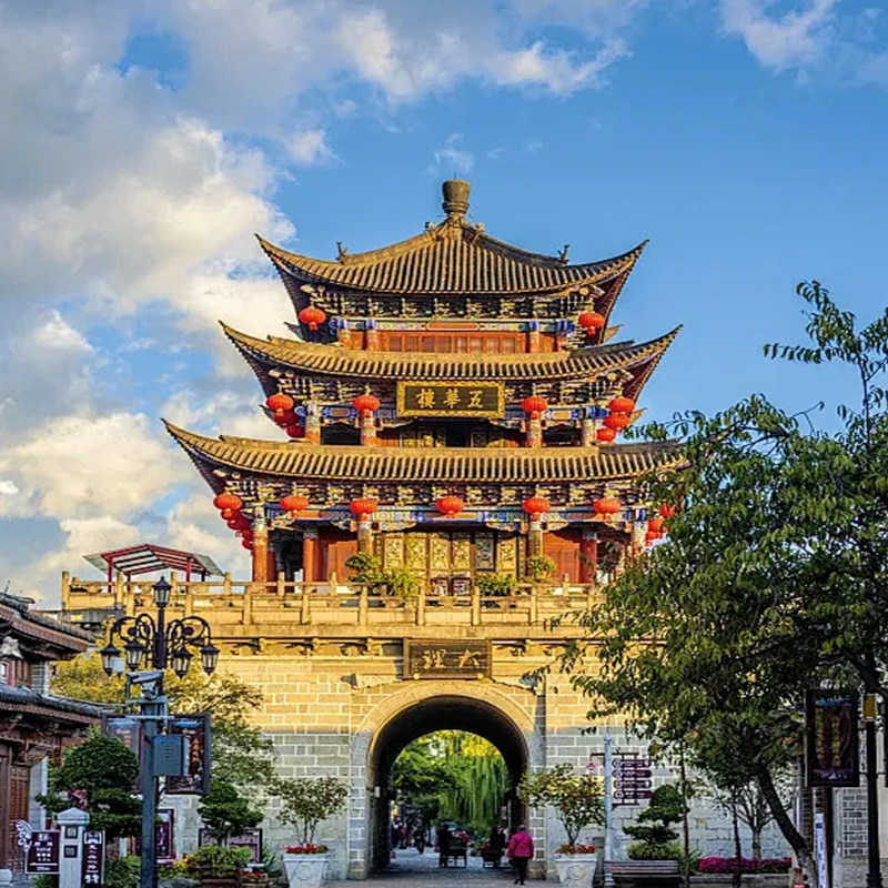 双飞含机票|云南旅游6天纯玩昆明大理丽江玉龙雪山洱海喜洲小火车