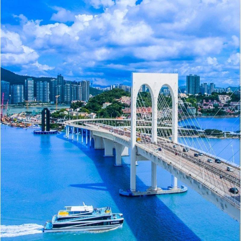 珠海一日游2-6人团/大团市区观光港珠澳大桥澳门环岛船游包车旅游