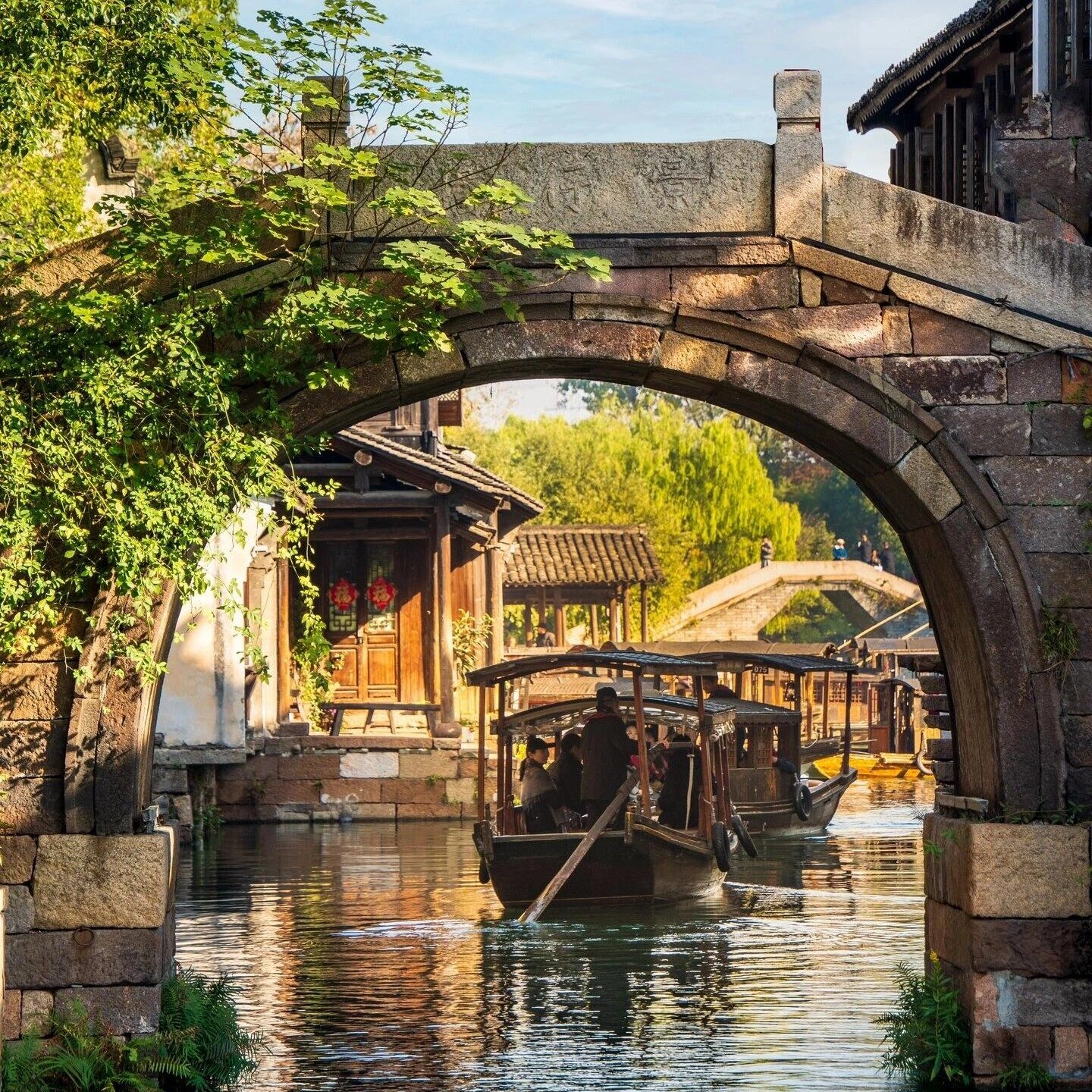 上海苏州乌镇杭州纯玩5日游2-6人团登明珠塔西栅南浔古镇西湖游船