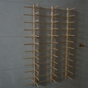 
Connecting rod solid wood sunglasses display shelf installation wall B wall glasses display rack hanging wall wooden sunglasses channel