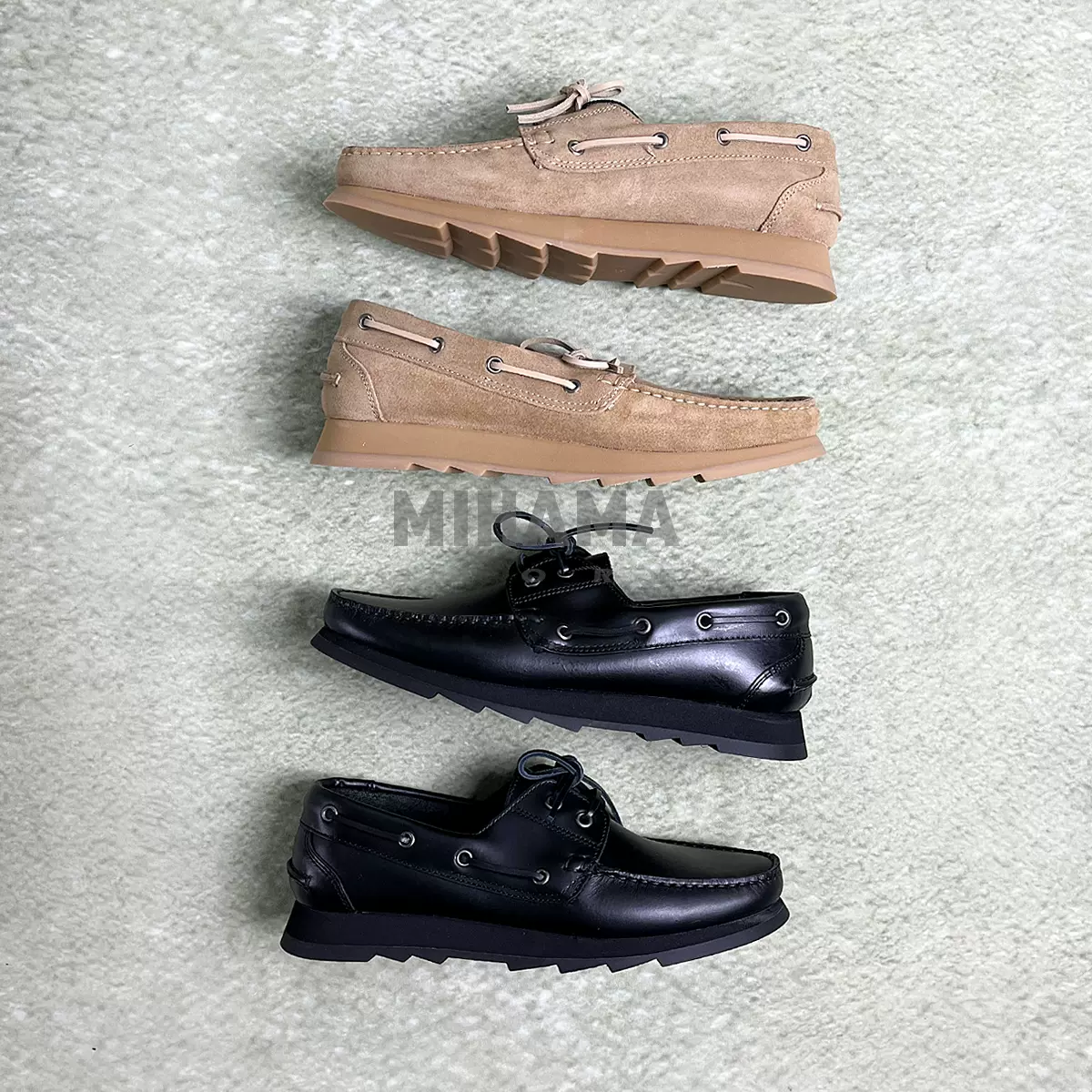 靴 nonnative OFFCER DECK SHOES COW LEATHER nonnative - OFFICER DECK SHOES COW LEATHER - BLACK – anemoscope