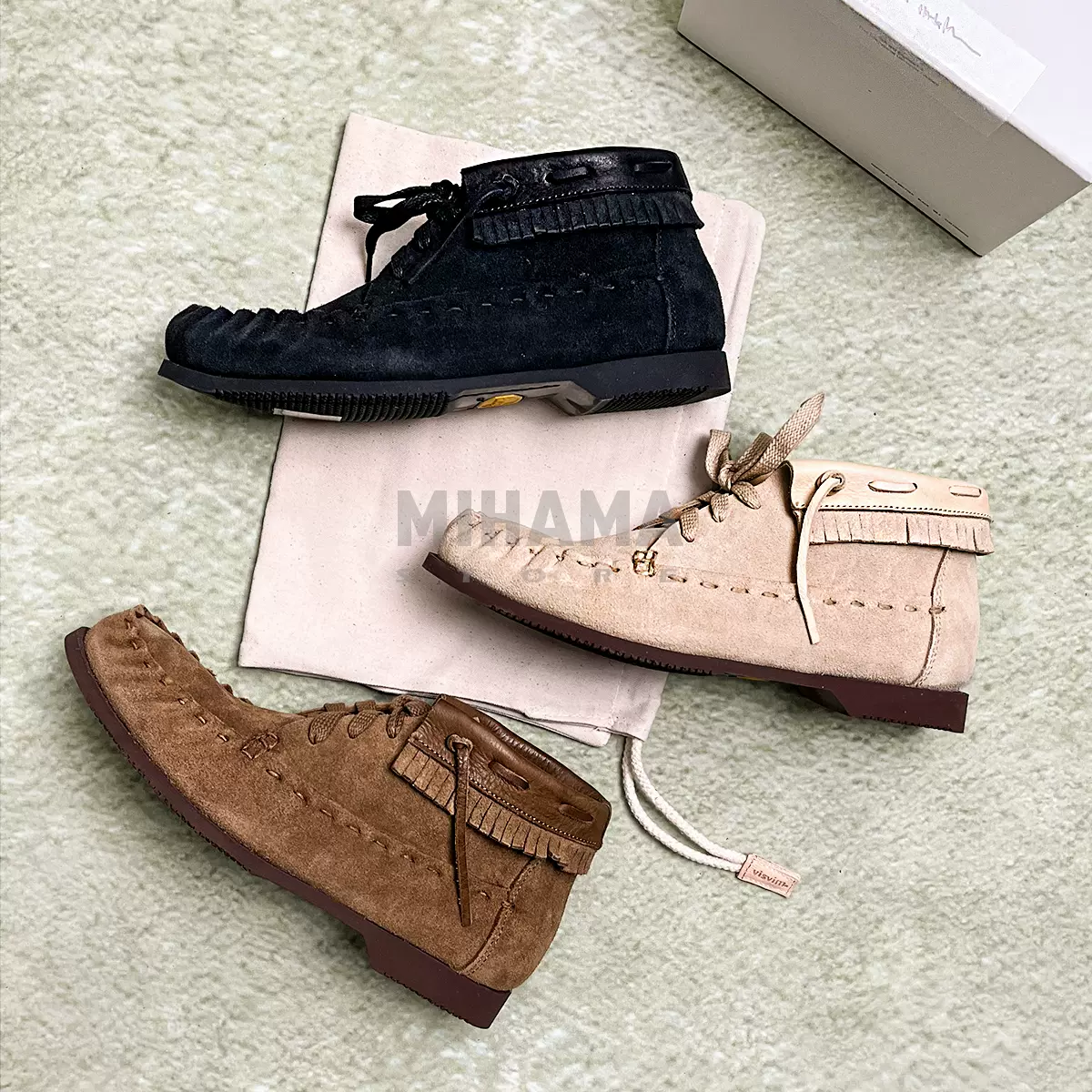 现货折扣VISVIM NAKODA BOOTS MID-FOLK英国植鞣牛皮休闲鞋靴25SS