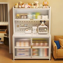 Baby Feeding Table, Children's Toy Storage Cabinet, Baby Supplies Storage Cabinet, Multi-Layer Large-Capacity Multi-Functional Storage Rack