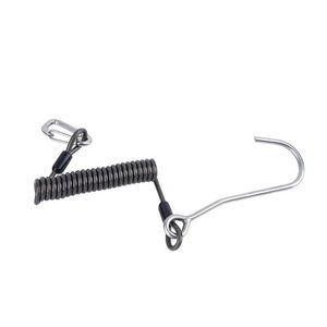 
Diving flow hook 316 stainless steel flow ditch Reef single head double head flow hook N sea current discharge rope safety spring