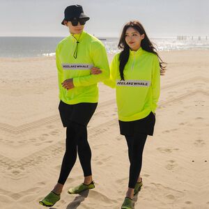 Women's surfing suit slimming women's split suit T-suit diving suit women's long-sleeved split couple's trousers hot spring swimsuit