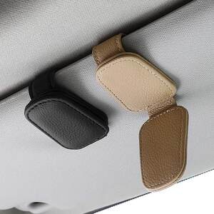 
Cross-border hot sunglasses stand eye box creative car sun visor storage clip car glasses clip multi-function
