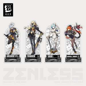 
[Zero Official] Straight-painted series Acrylic Stand Cards Oporus Team