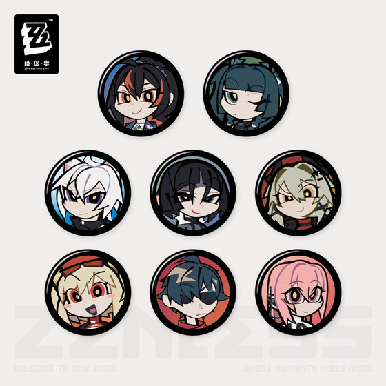 
[Zuo District Zero Official] Fit Series Avatar Mini Badge Blind Box Third Bullet