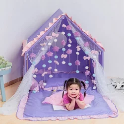 Children's Tent House Princess Castle Playroom Baby Toy Small House Playhouse Bed Tent