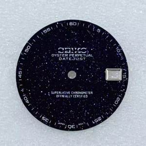 
Blue gold stone dial, dial diameter 28.5mm, NH35 dial, watch, watch customized logo