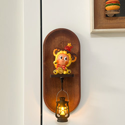 Star Man Blind Box Wall Lamp, Vintage Style Indoor Wall Hanging Ornament, Creative and Exquisite, Christmas Gift for Boys and Girls