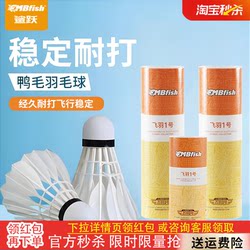 Shayue Mbfish Badminton Genuine Training Indoor and Outdoor Practice Durable and Lightweight Flying Feather Series Combo Pack