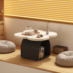 Bay Window Coffee Table Small Table 2025 New Model Light Luxury High-End Home Use Kang Table Three-Piece Set Bedroom Tatami Tea Table