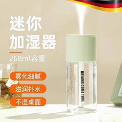 Mini USB Air Humidifier for Home Bedroom Office Desk Air Purification Atomization Hydration Car-Mounted Sprayer Student Dormitory Large Spray